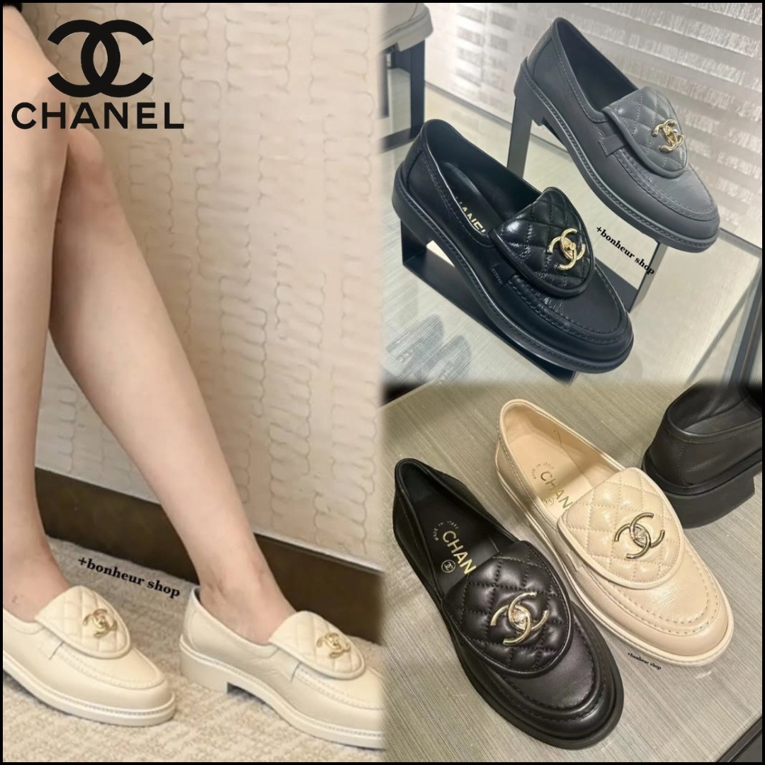 【コーデがワンランクアップ♪】CHANEL ローファー 25SS