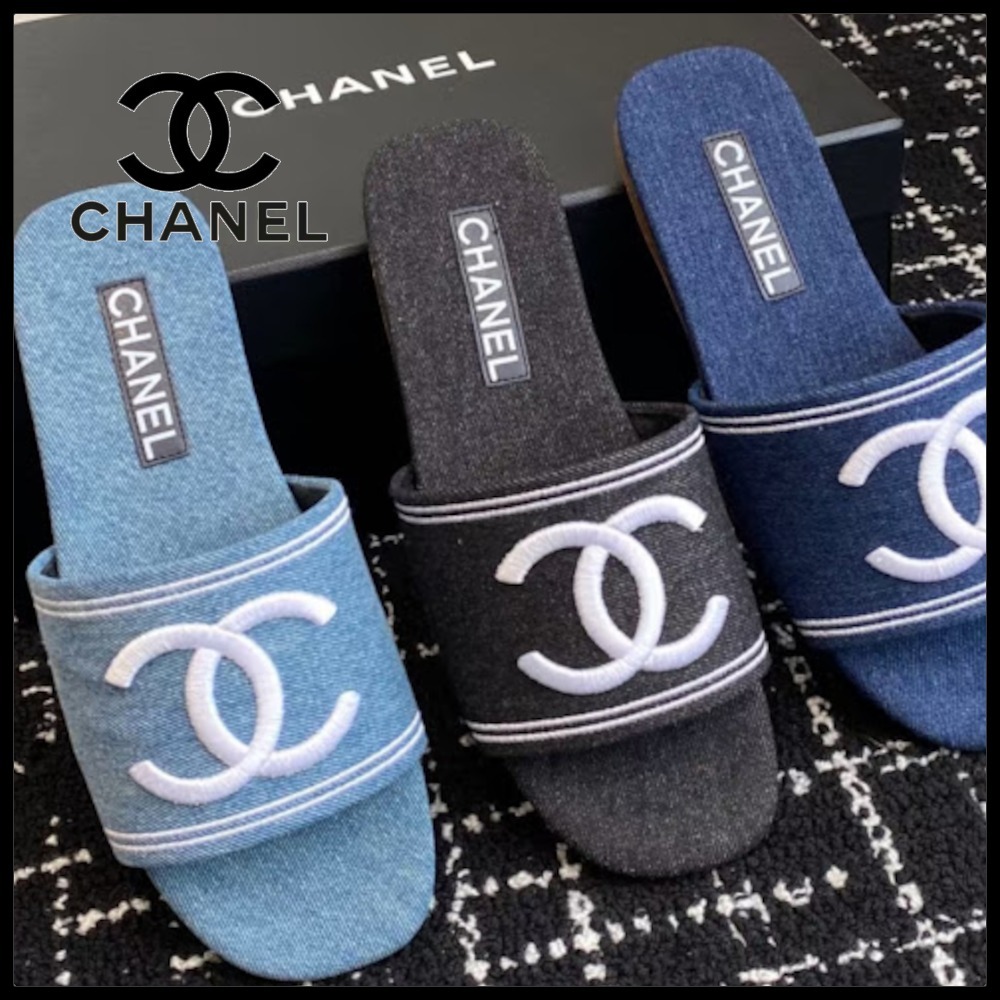 【デニム地が可愛い♪】CHANEL   サンダル