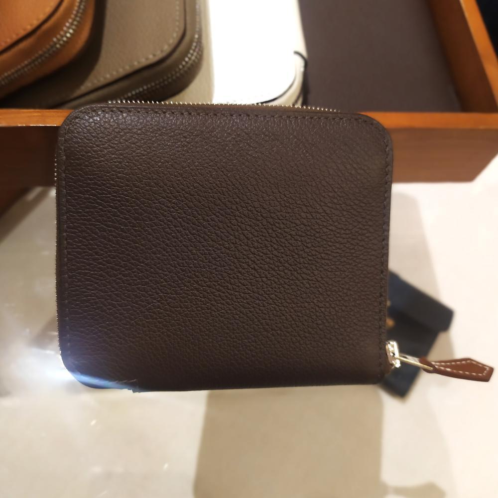 【HERMES】 《シルクイン》 カーフスキン コンパクトウォレット