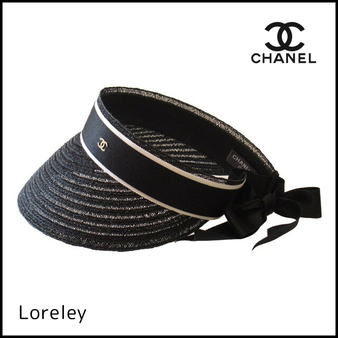 CHANEL サンバイザー CCマーク