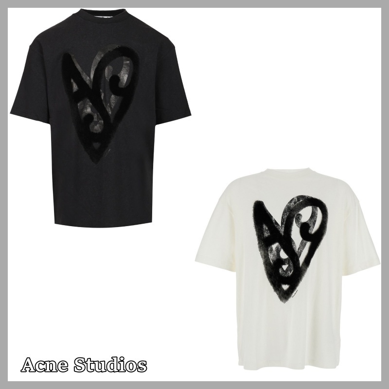 【Acne Studio】ロゴプリント Tシャツ 関税・送料込み