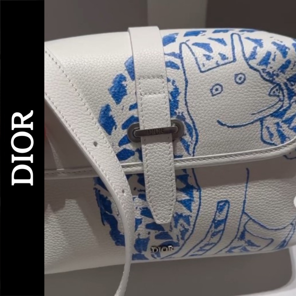 アートと実用｜Normandie フラップメッセンジャーバッグ【Dior】