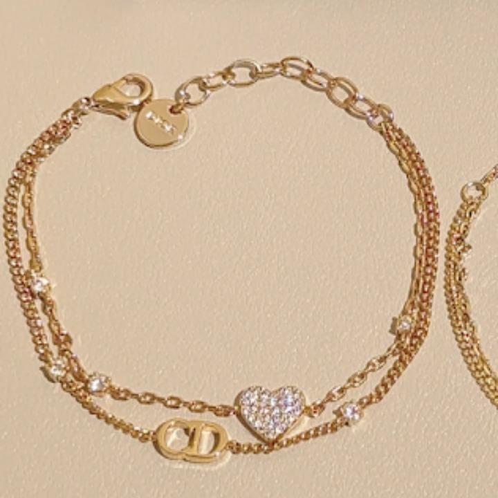 《ハートチャームが可愛い♡》Clair D Lune ブレスレット
