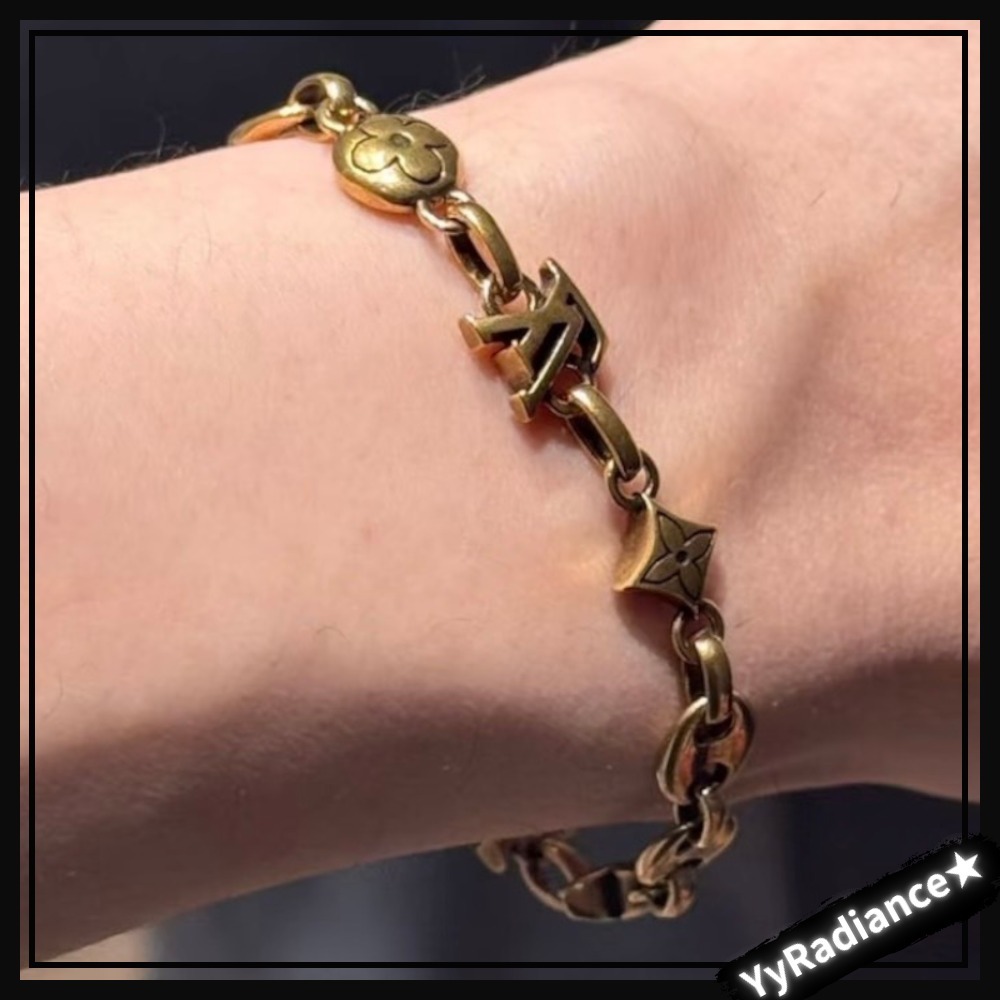 【格好いいヴィンテージ感♡】Louis Vuitton ブレスレット