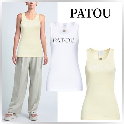 激安通販特集！ イエロー（黄色）系 タンクトップ(レディース PATOU(パトゥ) トップス