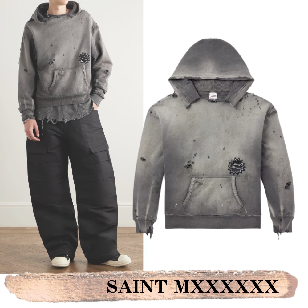 Saint Mxxxxxx☆関税込み☆コットンジャージーパーカー
