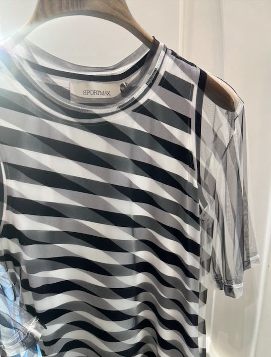 Sportmax Sfilata パウザ ダブルオプアートドレス♪