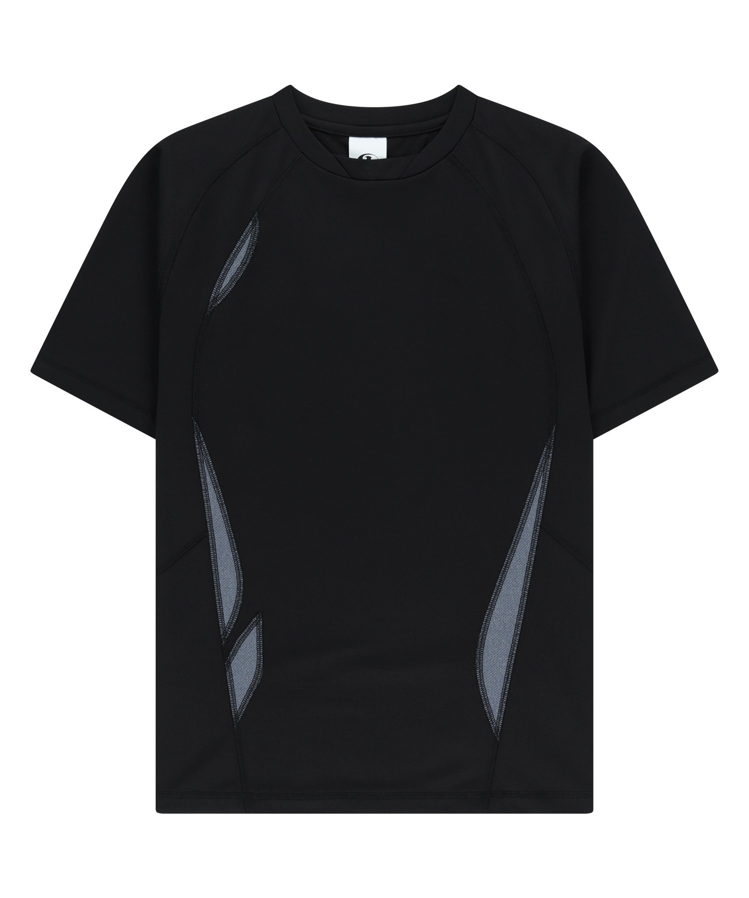 [SAN SAN GEAR] ☆ 25SS FLOWING PANEL T-SHIRT / BLACK