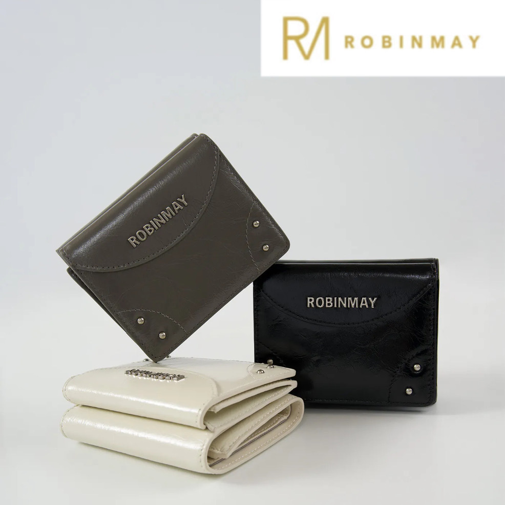 【ROBINMAY】リアルレザー三つ折り財布(tl030)/ 関税送料込