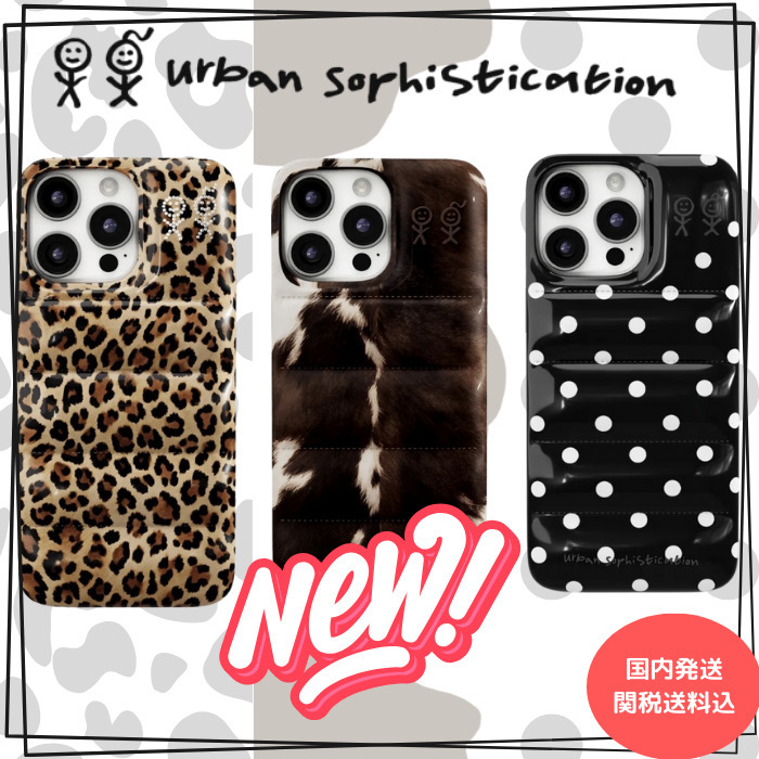 Urban Sophistication/The Puffer Case ヒョウ柄/ウシ柄※相関込