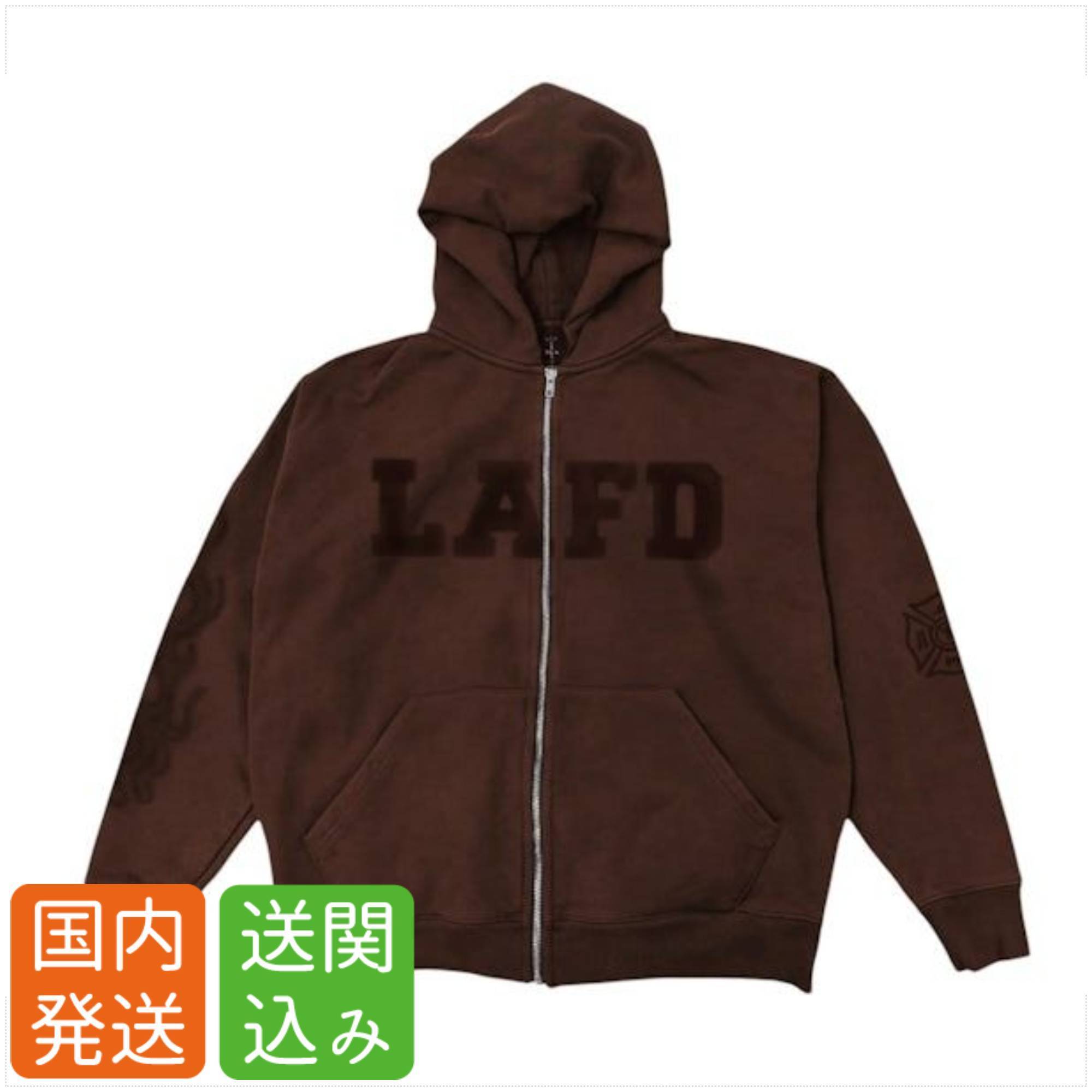Travis Scott★LAFD ジップアップフーディー パーカー 送関込
