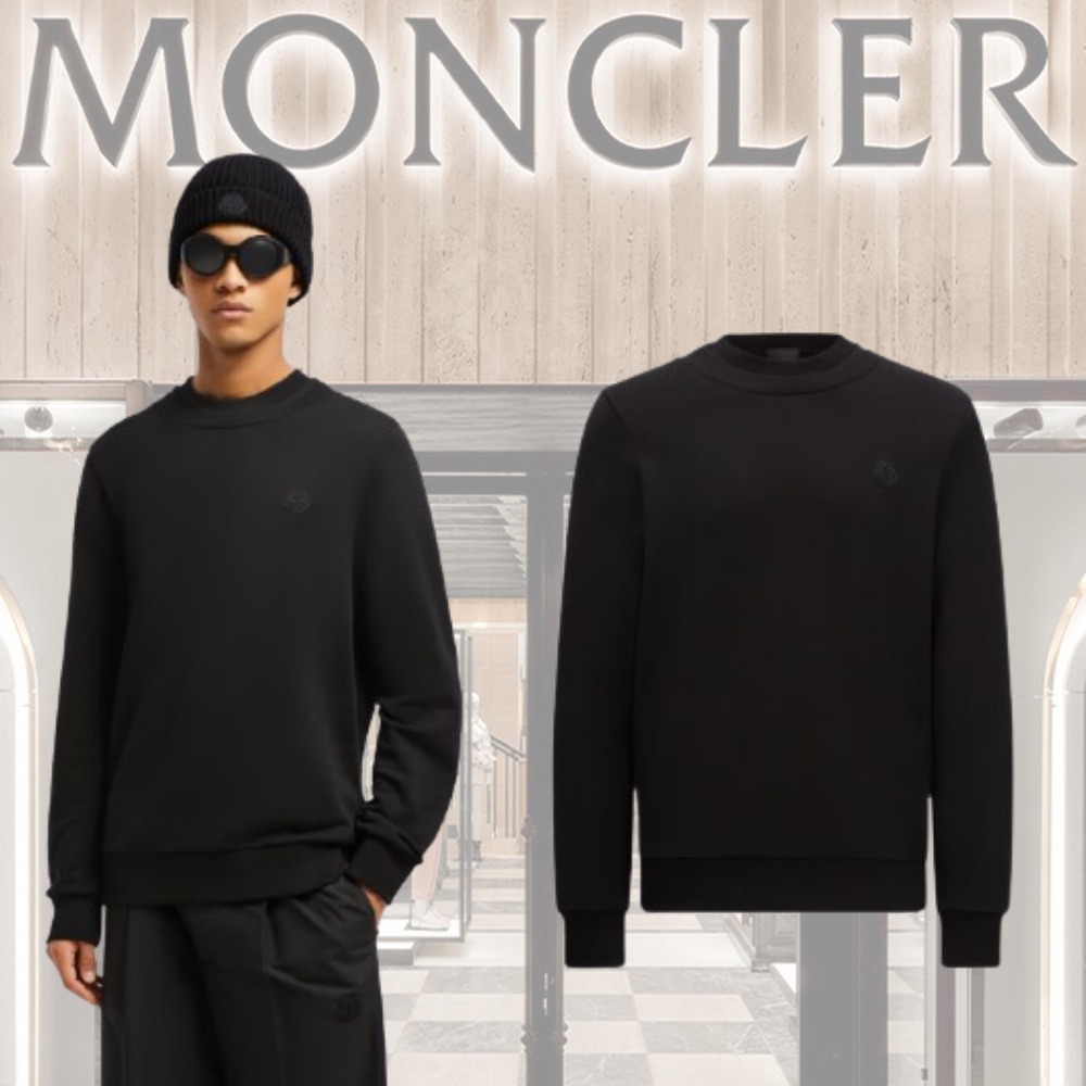 【MONCLER】メンズ★Felpa con doppio collo★スウェットシャツ