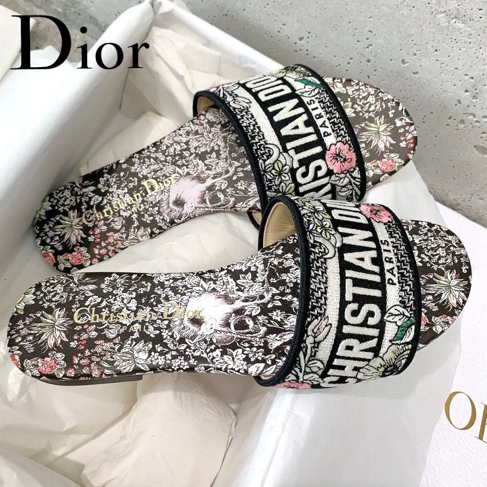 洗練デザイン☆【DIOR】Dway サンダル