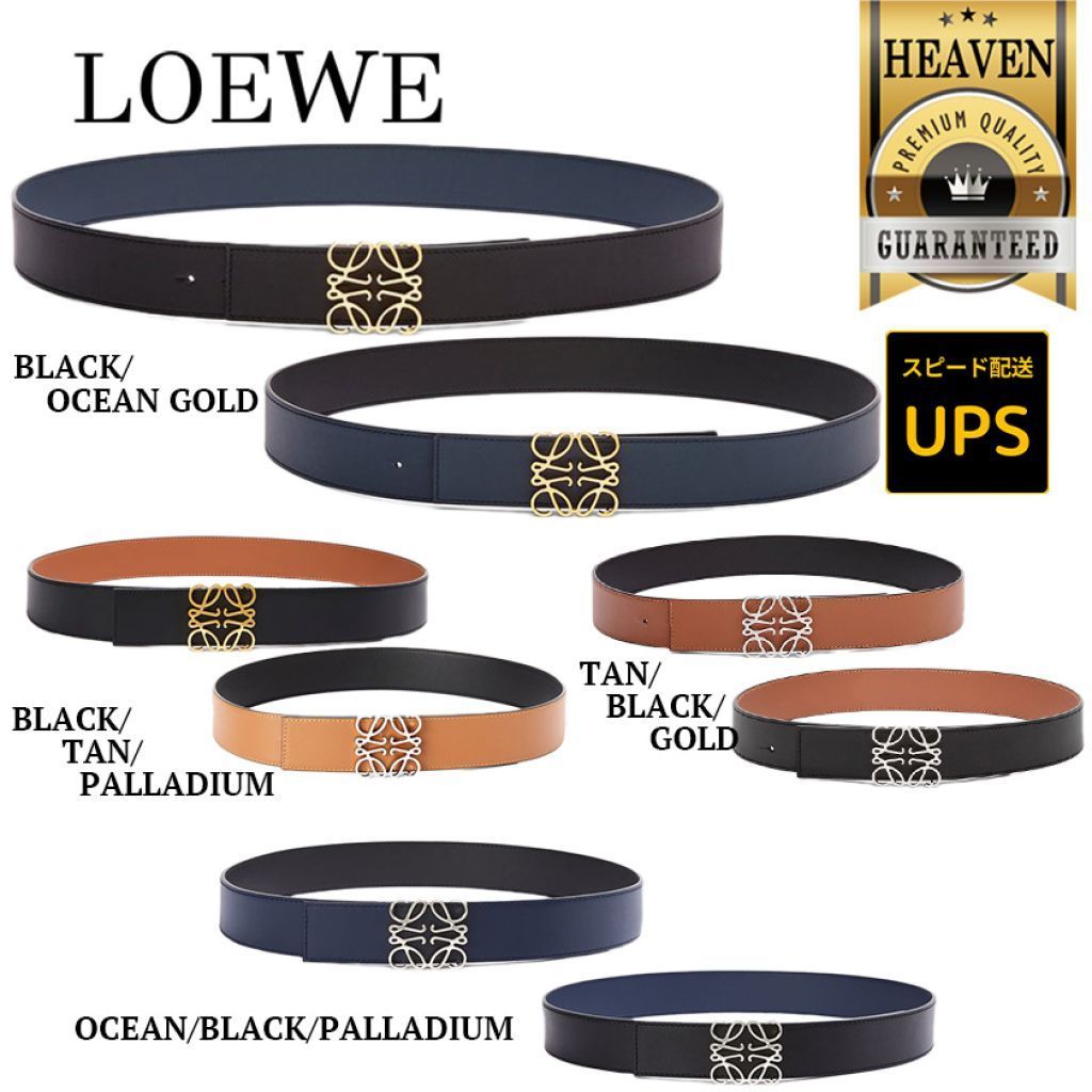 6万取引突破◆UPS便【LOEWE】リバーシブルベルト◆515.01.010