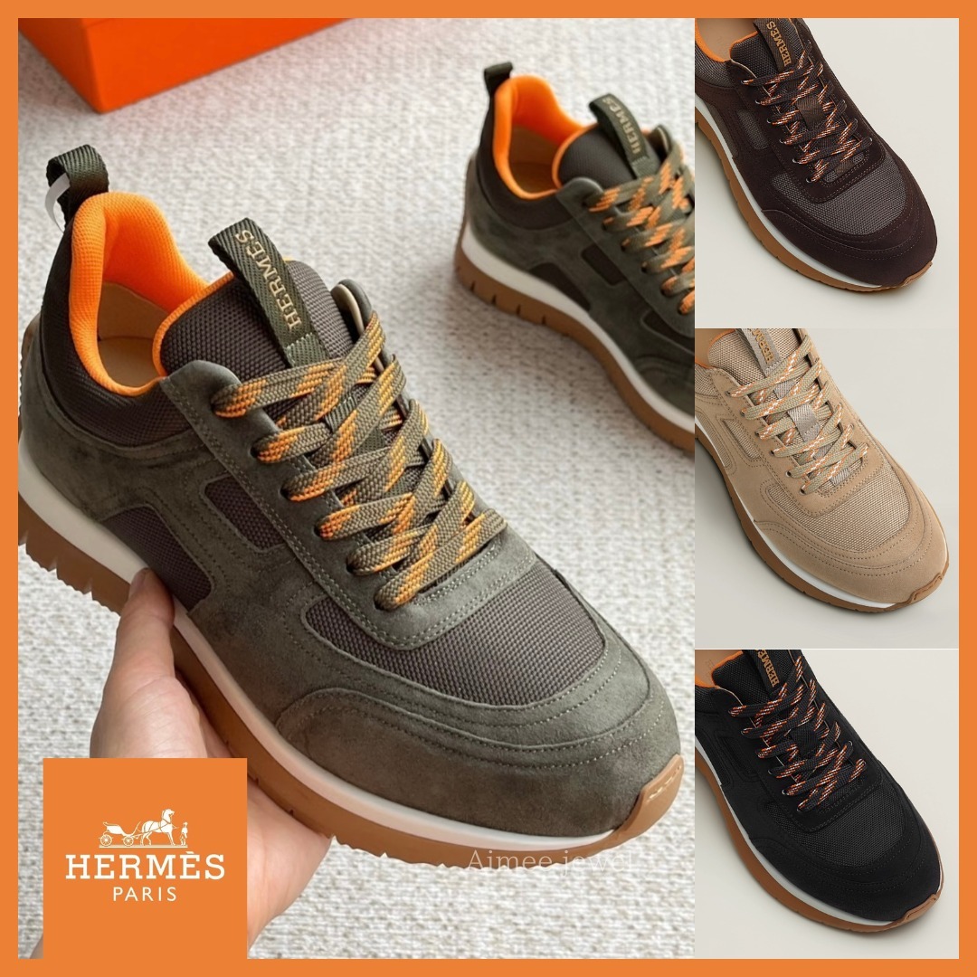＊人気商品＊オシャレ＊【HERMES】《Jimmy》スニーカー ジミー