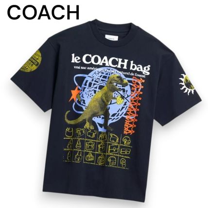 ネイビー（紺）系 Coach(コーチ) Tシャツ・カットソー