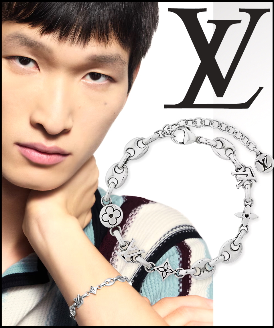 洗練【Louis Vuitton】ルイヴィトン ブレスレットLV セーラー