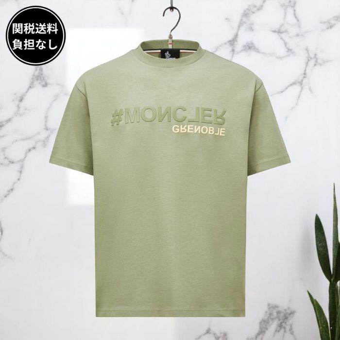 MONCLER GRENOBLE ロゴ クルーネック 半袖 Tシャツ 関税送料込