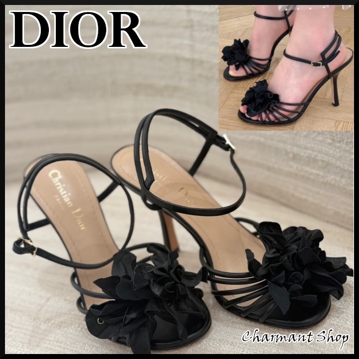 【DIOR】☆上品に華やかに☆Dior Blossom ヒールサンダル
