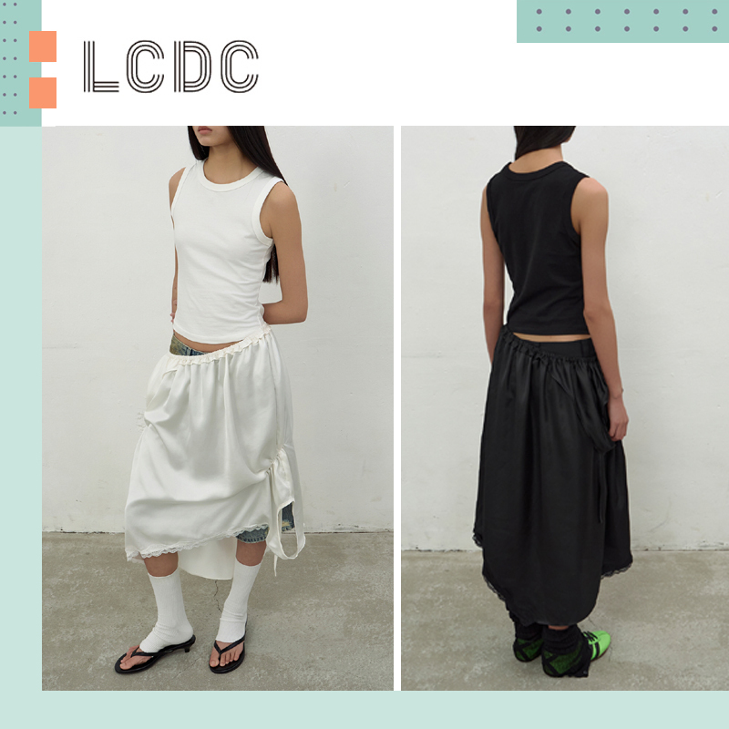 LCDC ♥ SHIRRING SLEEVELESS DRESS /追跡付