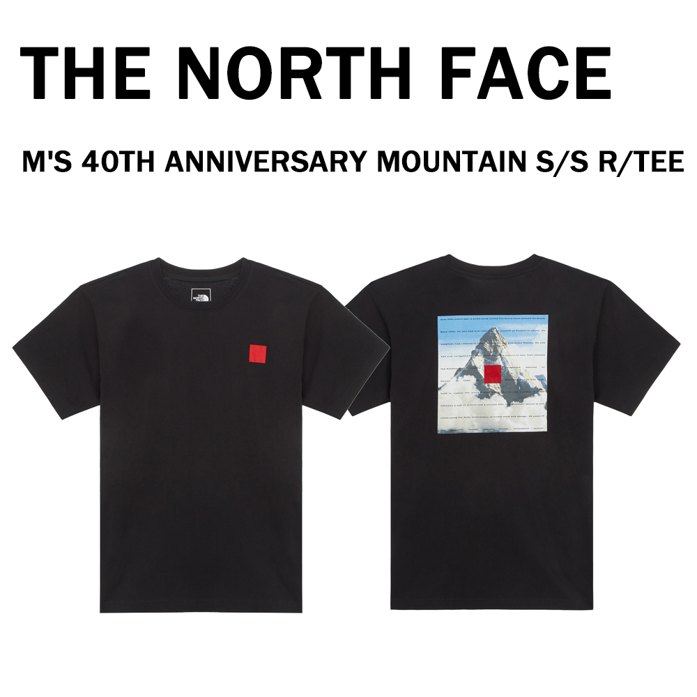 THE NORTH FACE★40TH ANNIVERSARY MOUNTAIN S/S R/TEE_NT7UR00