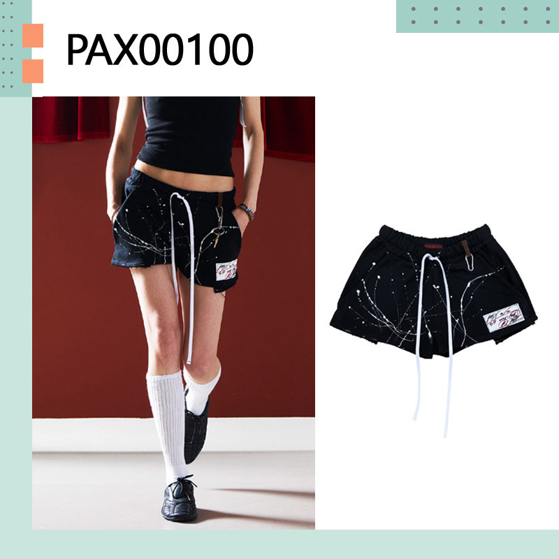 PAX00100 ♥ PAX PAINTED SHORT SWEATPANTS /追跡付