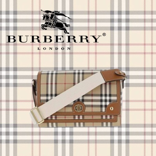BURBERRY】SS25 チェック ショルダーバッグ