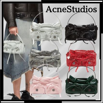 ☆AcneStudios☆ムスビミディアムレザーショルダーバッグ (Acne