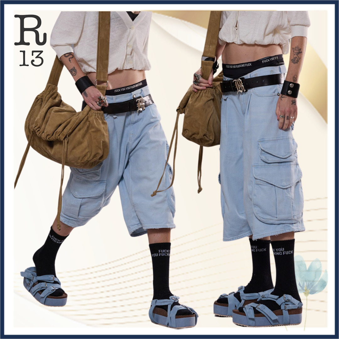 【R13】 バミューダカーゴショートパンツ
