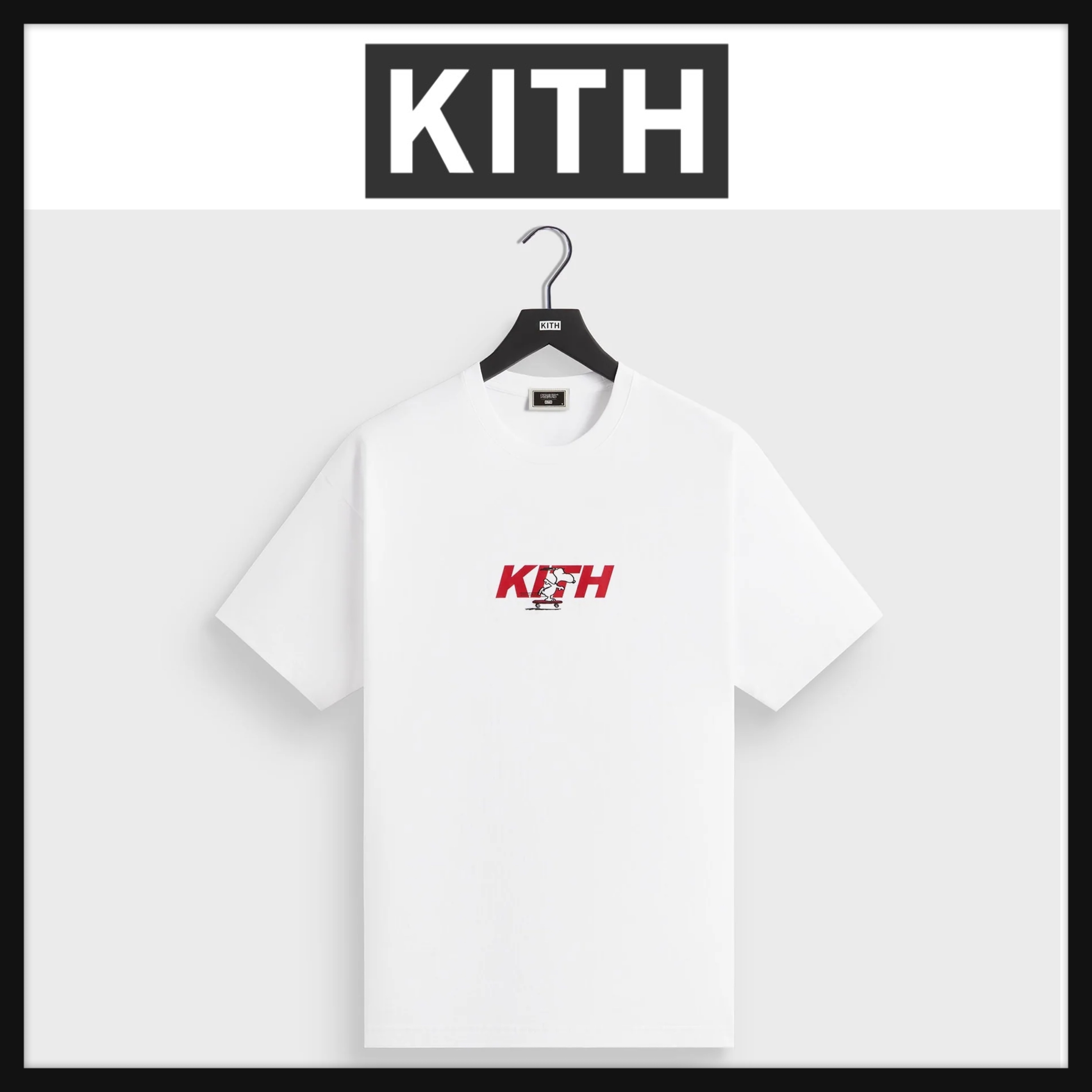 KITH x Peanuts コラボ【KITH NYC】 スヌーピー ロゴTシャツ