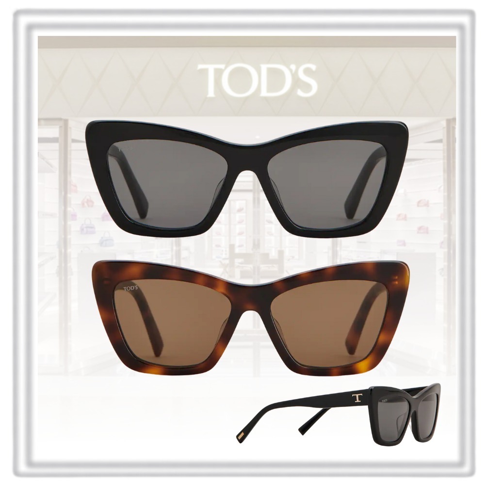 送料込*TOD`S*トッズ*キャットアイ サングラス