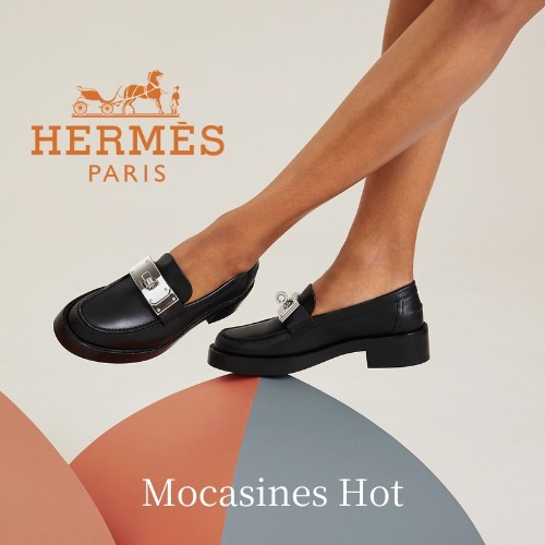 【HERMES】大きめケリーバックル☆モカシン Hot(ホット) 送料込