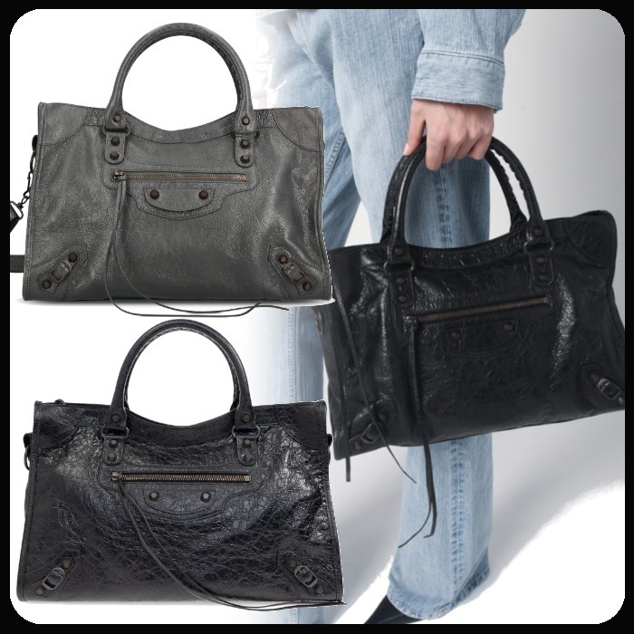 関送込 BALENCIAGA Le City ブラスハードウェア ミディアム