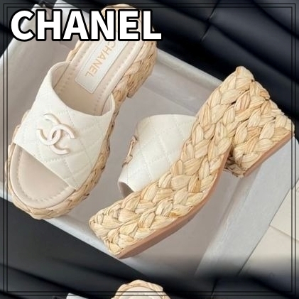 【夏に活躍間違いなし！】CHANEL 25c 厚底