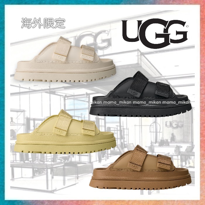 【UGG】夏映え必至 ゴールデングロウスライドサンダル 関税込み