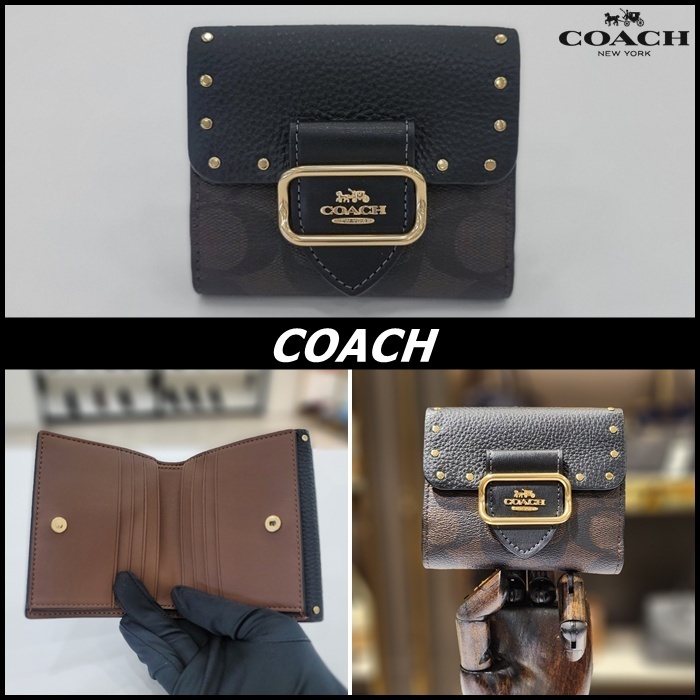 【COACH】Morgan SG Half-Wallet ★送料関税込★追跡可能★