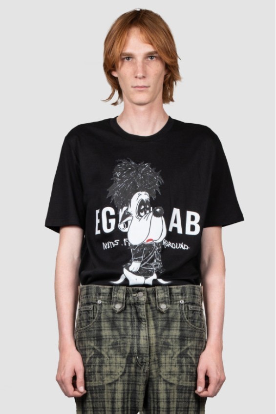 【EGONLAB】THE CURE T-SHIRT BLACK SS25