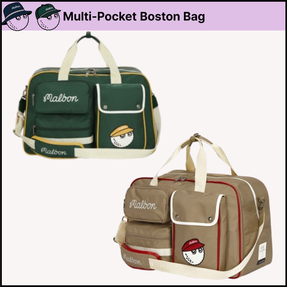 Malbon■Multi-Pocket Boston Bag■送料込