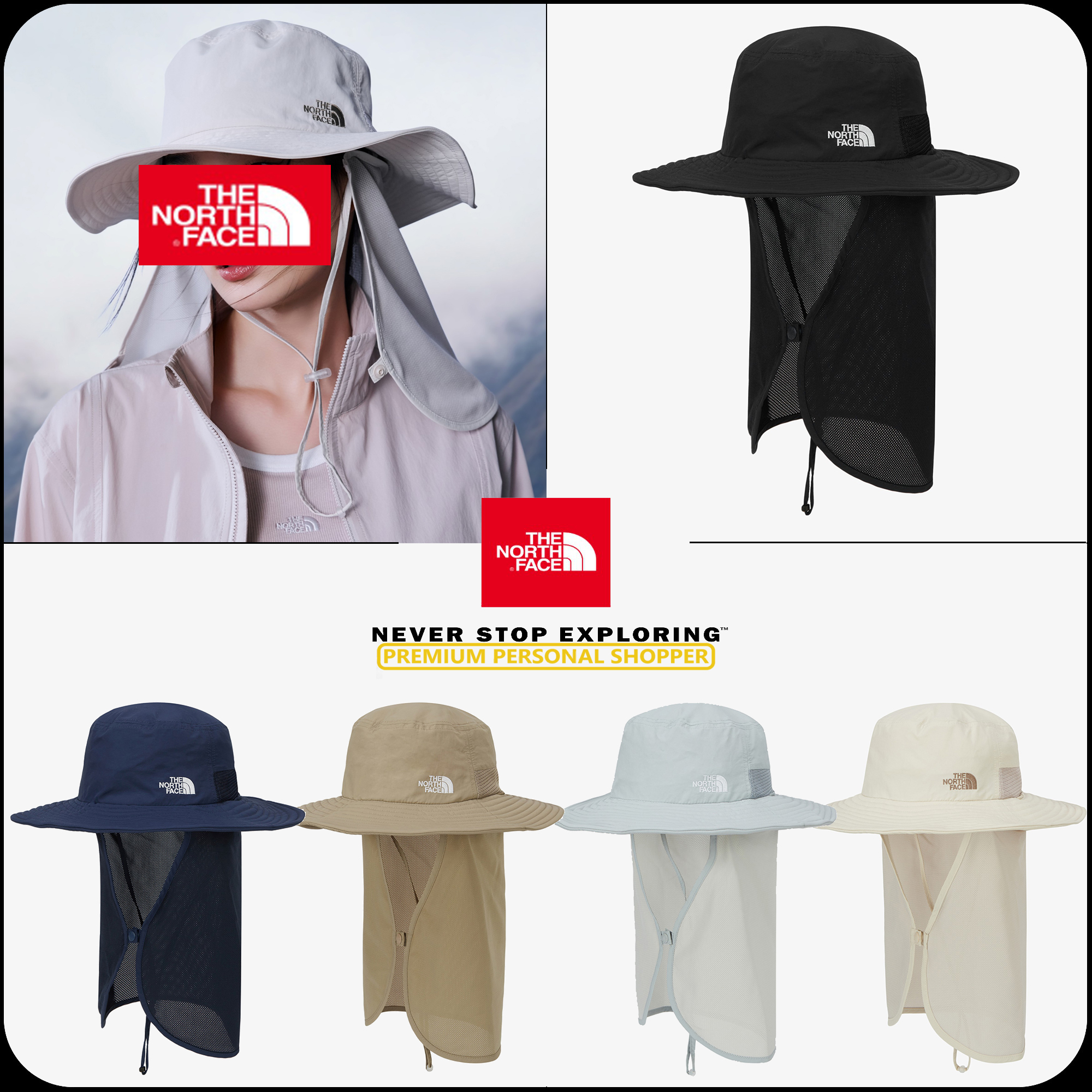 [THE NORTH FACE]★25SS★韓国人気★ECO LIGHT SHIELD HAT