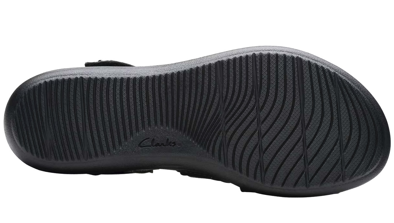 CLARKS ストラップ ウエッジ 5.5cm コンフォート サンダル 軽量