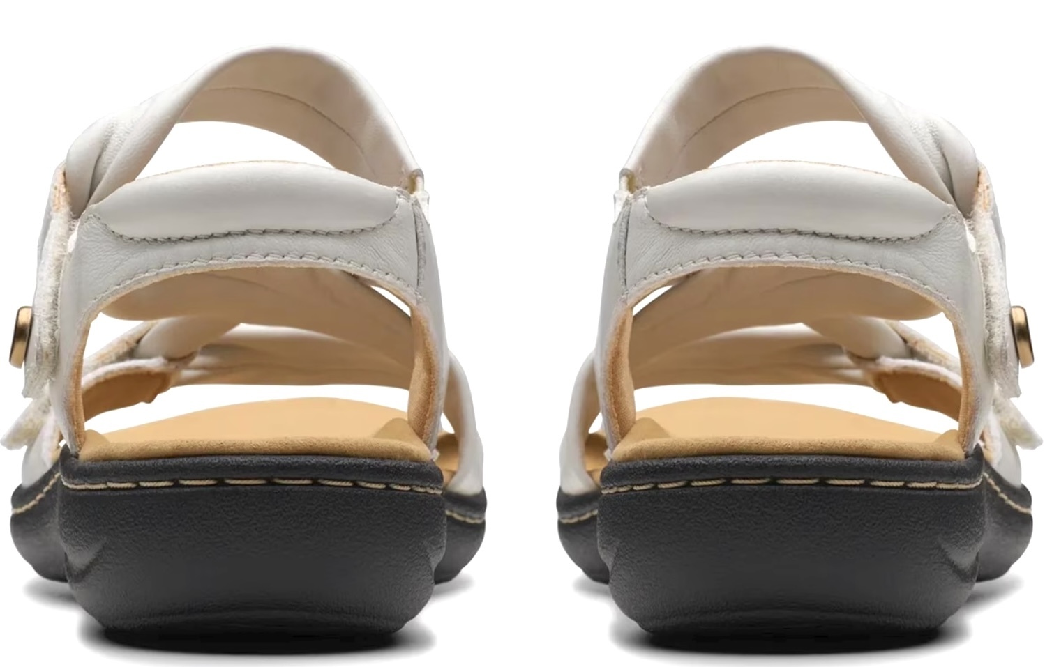 CLARKS ストラップ ウエッジ 5.5cm コンフォート サンダル 軽量