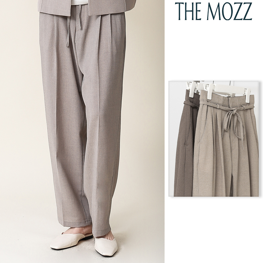 【THE MOZZ】[Premium] Risha Stitch Summer Pants
