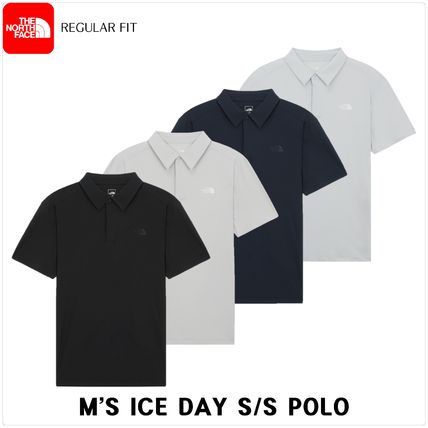 ブルー（青）系 M THE NORTH FACE(ザノースフェイス) ポロシャツ