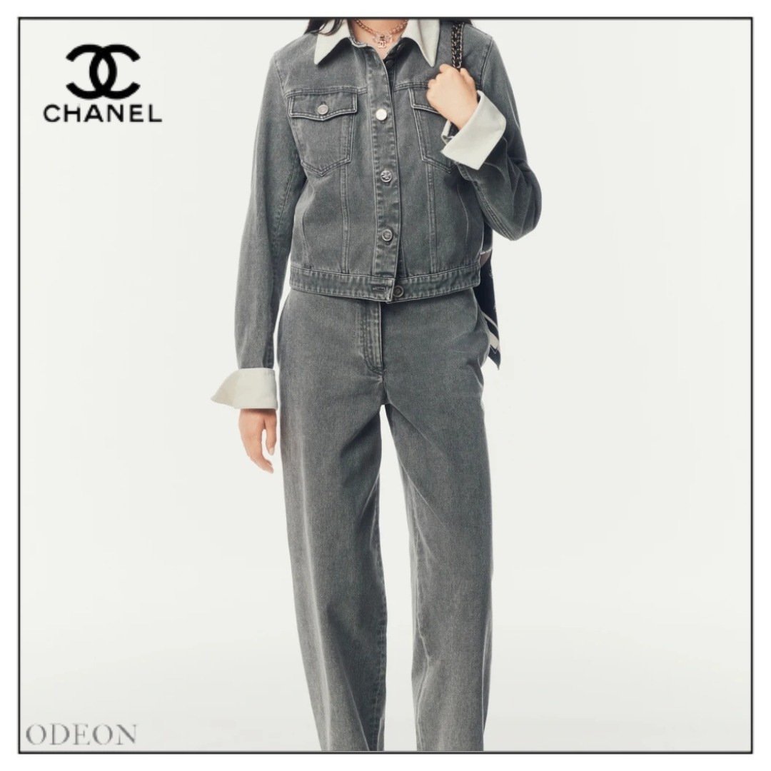 *お洒落なデザイン*【CHANEL】 デニムジャケット Gジャン 25P