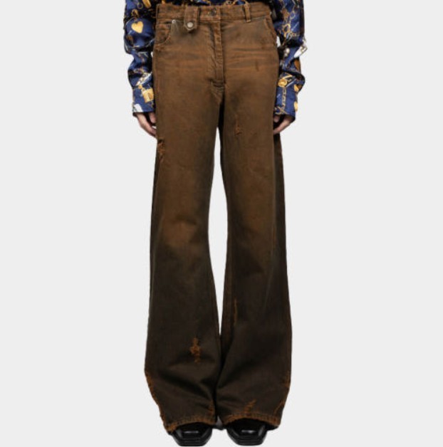 【EGONLAB】SAMY WIDE LEG DENIM ROUILLE AW 24