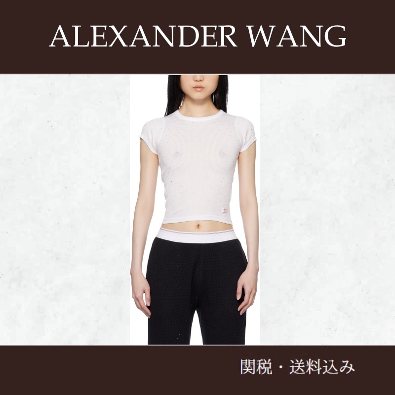Alexander Wang ☆クリスタル ホットフィックス 半袖Tシャツ