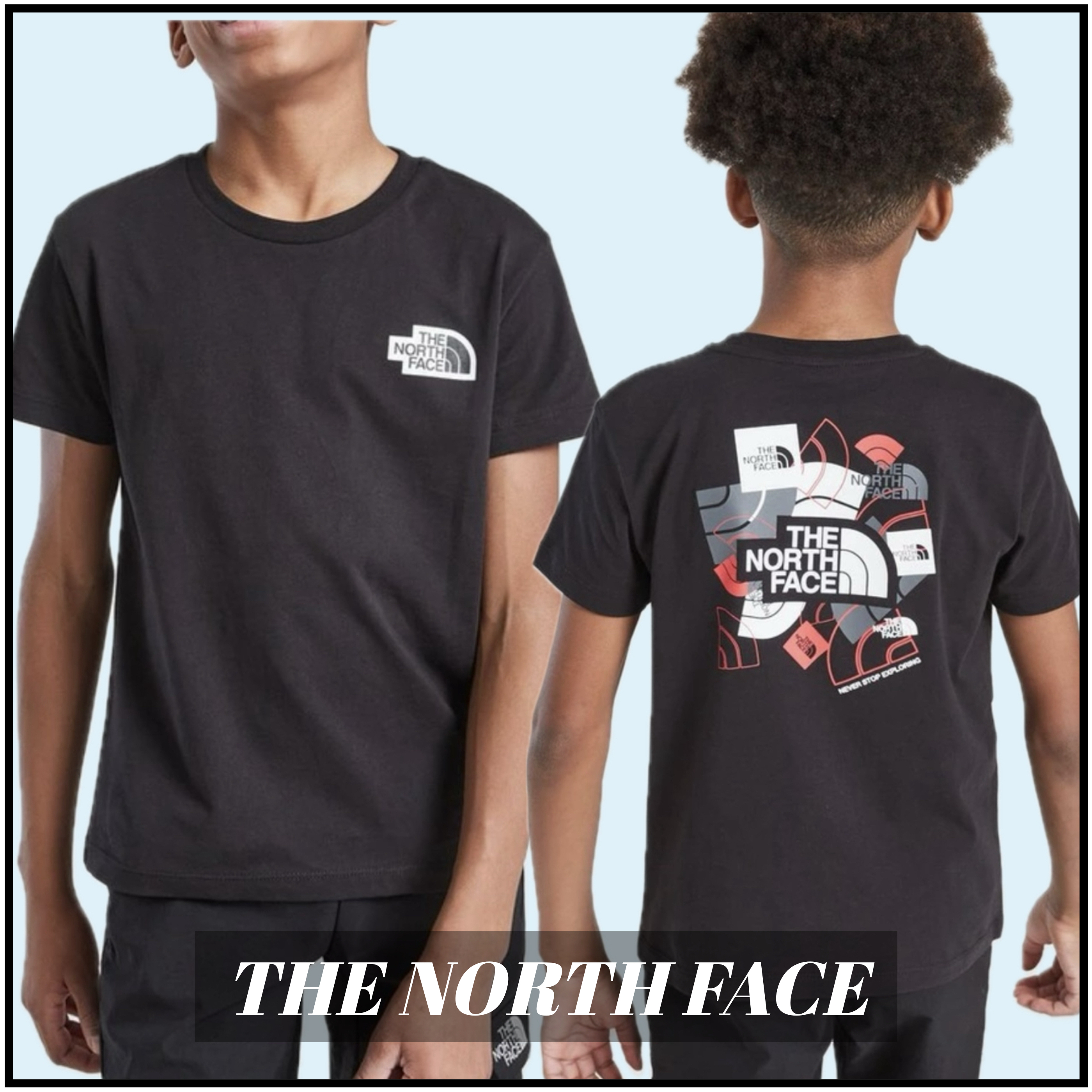 大人もOK ◆ THE NORTH FACE ◆ バックプリント Tシャツ ◆
