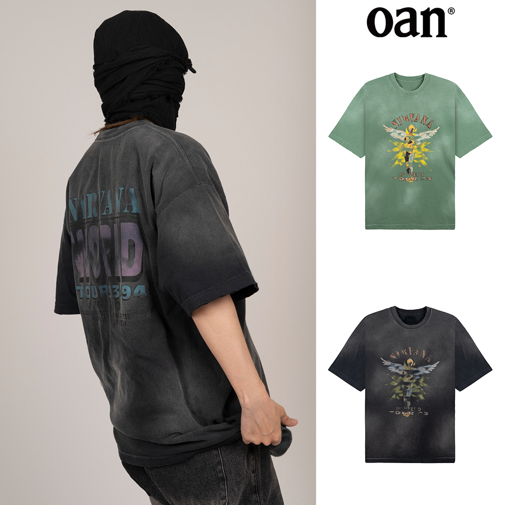【oan】Angelo Vintage Washing Short Sleeve T-Shirt