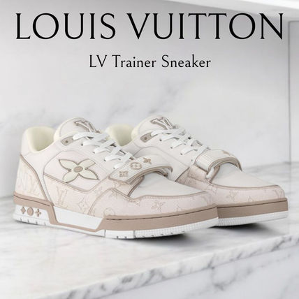 ベージュ系 Louis Vuitton LV Trainer(ルイヴィトン LV