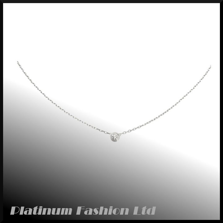◆希少品【Cartier】D'Amour necklace Small White Gold Diamond